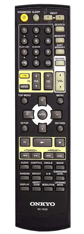 RC-704S ONKYO afstandsbediening