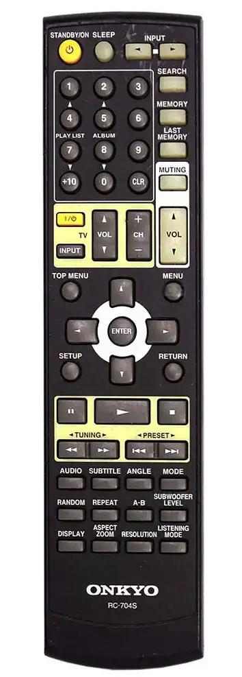 RC-704S ONKYO afstandsbediening