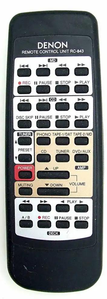 RC-843 DENON afstandsbediening