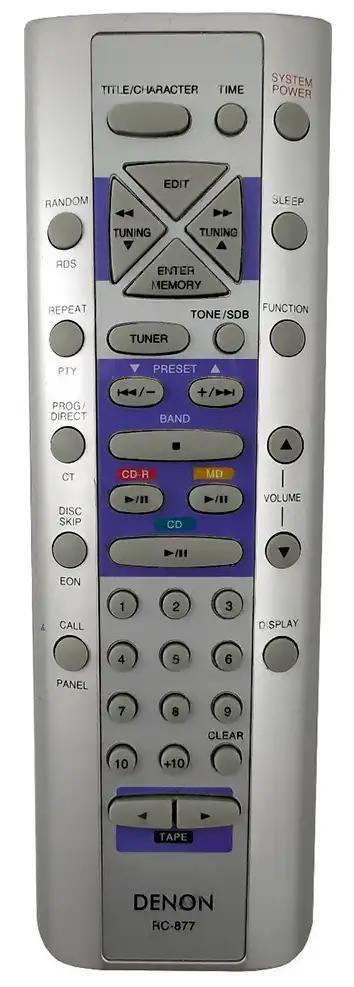 RC-877 DENON afstandsbediening