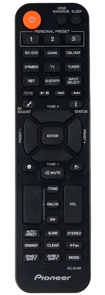 RC-974R PIONEER afstandsbediening