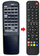 RC-A500 TASCAM afstandsbediening - productfoto