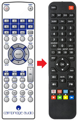RC-DVD55-57A CAMBRIDGE AUDIO afstandsbediening - productfoto