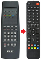 RC-V7A AKAI afstandsbediening - productfoto