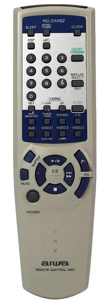 RC-ZAR02 AIWA afstandsbediening