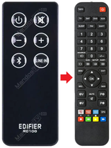 RC10G EDIFIER afstandsbediening - productfoto