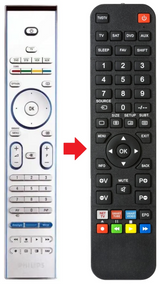 RC4401 PHILIPS afstandsbediening - productfoto
