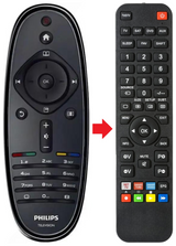 RC4498 PHILIPS afstandsbediening - productfoto