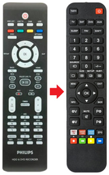 RC4704 PHILIPS afstandsbediening - productfoto