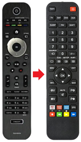 RC4715 PHILIPS afstandsbediening - productfoto