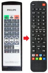 RC5410 PHILIPS afstandsbediening - productfoto