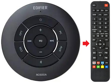 RC600A EDIFIER afstandsbediening - productfoto