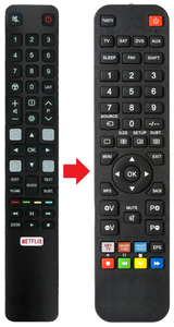 RC802N YUI4 TCL afstandsbediening - productfoto