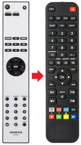 RC822C ONKYO afstandsbediening - productfoto