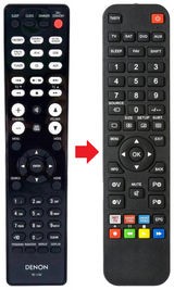 RCD-N7 DENON afstandsbediening - productfoto