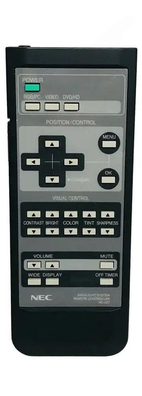 RD-327 NEC afstandsbediening