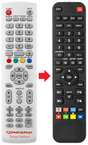 RD24H2CU RCA afstandsbediening productfoto