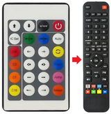RGB-LED-STRIPE-5M LIDL afstandsbediening - productfoto