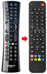 RM-109U HUMAX afstandsbediening - productfoto