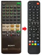 RM-672 SONY afstandsbediening - productfoto