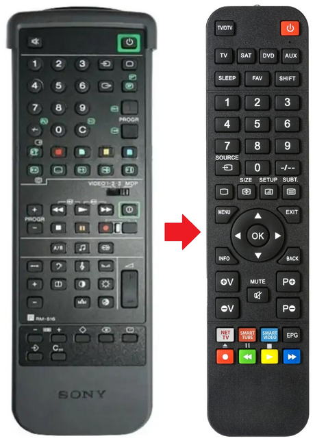 RM-816 SONY afstandsbediening - productfoto