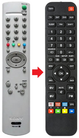RM-947 SONY afstandsbediening - productfoto