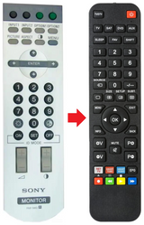 RM-980 SONY afstandsbediening - productfoto
