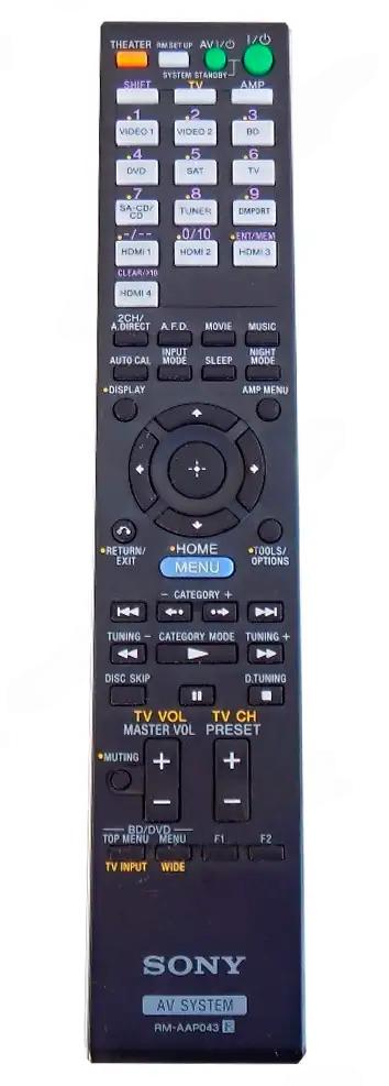 RM-AAP043 SONY afstandsbediening