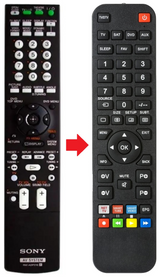 RM-ADP016 SONY afstandsbediening - productfoto