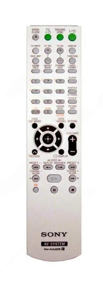 RM-ADU005 SONY afstandsbediening