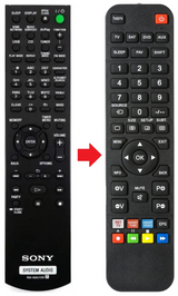 RM-AMU139 SONY afstandsbediening - productfoto
