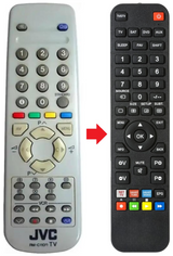 RM-C1100 JVC afstandsbediening - productfoto