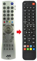 RM-C1816S JVC afstandsbediening - productfoto