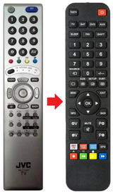 RM-C1906S JVC afstandsbediening - productfoto