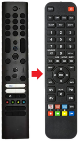 RM-C3619 JVC afstandsbediening - productfoto