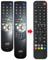 RM-C50 JVC afstandsbediening - productfoto
