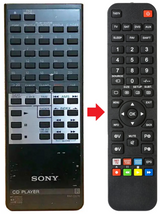 RM-D570 SONY afstandsbediening - productfoto