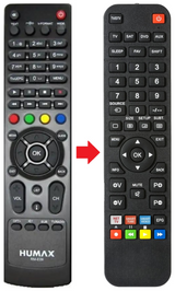 RM-E09 HUMAX afstandsbediening - productfoto