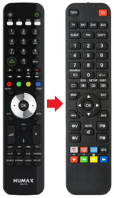 RM-F10 HUMAX afstandsbediening - productfoto