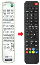 RM-MD313 SONY afstandsbediening - productfoto
