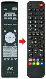 RM-MH12G JVC afstandsbediening - productfoto