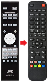 RM-MH15G JVC afstandsbediening - productfoto