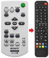 RM-PJ8 SONY afstandsbediening - productfoto
