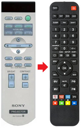 RM-PJHS50 SONY afstandsbediening - productfoto