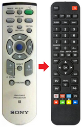 RM-PJM12 SONY afstandsbediening - productfoto
