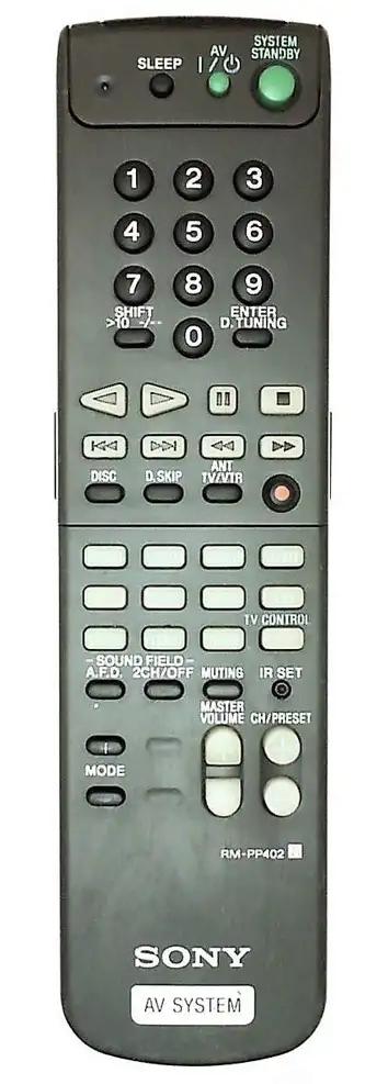 RM-PP402 SONY afstandsbediening