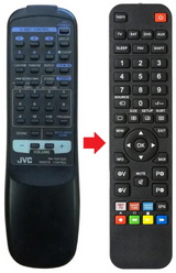 RM-RXP1020 JVC afstandsbediening - productfoto