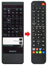 RM-S703 SONY afstandsbediening - productfoto