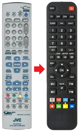 RM-SDR052E JVC afstandsbediening - productfoto