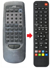 RM-SES50U JVC afstandsbediening - productfoto